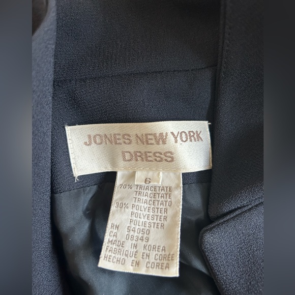Jones New York Double Breasted Dress Navy 6 - Picture 6 of 6